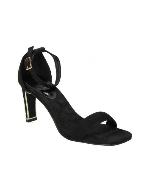 Sandalias de tacón negras MENBUR