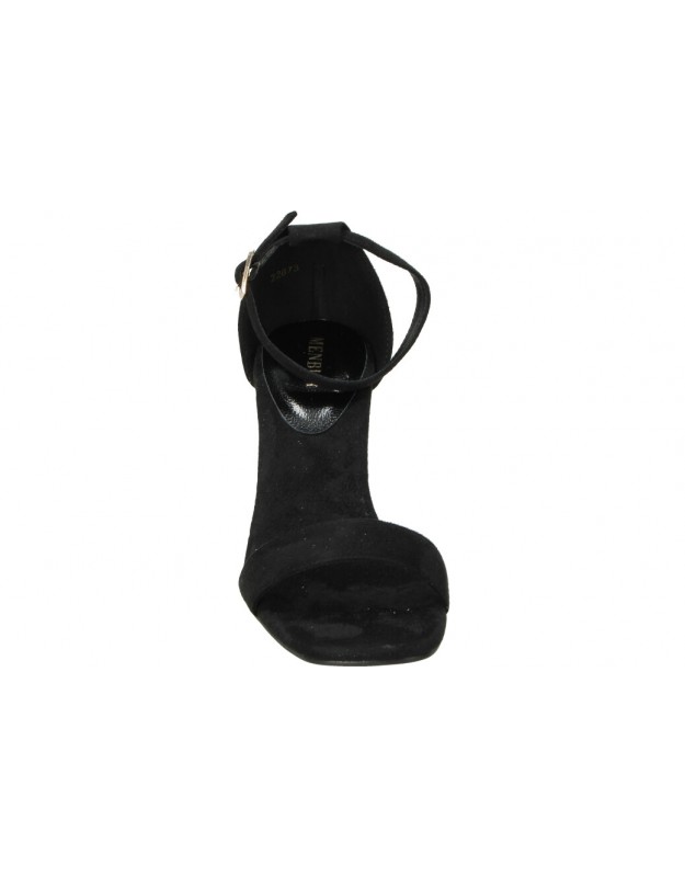 Sandalias de tacón negras MENBUR