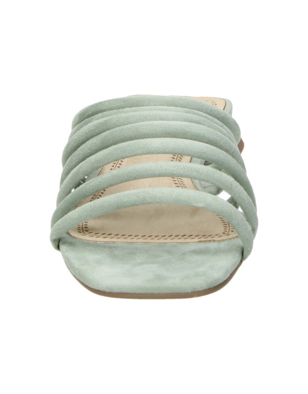 Sandalias verdes mules CORINA