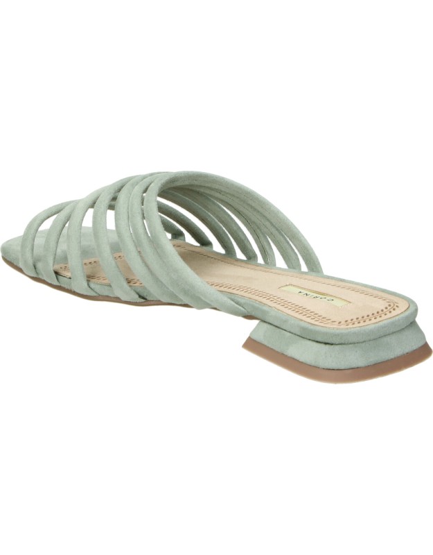Sandalias verdes mules CORINA