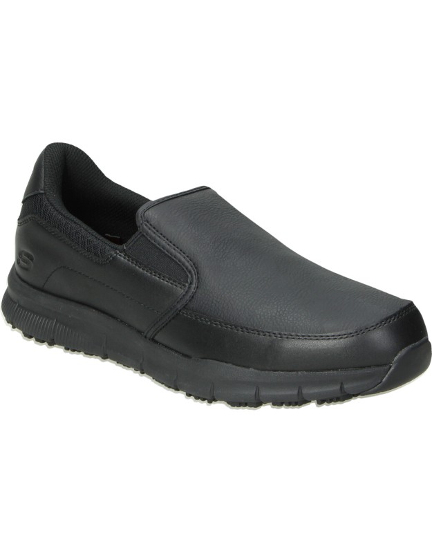 Zapatos de trabajo negros SKECHERS 77157ec-blk