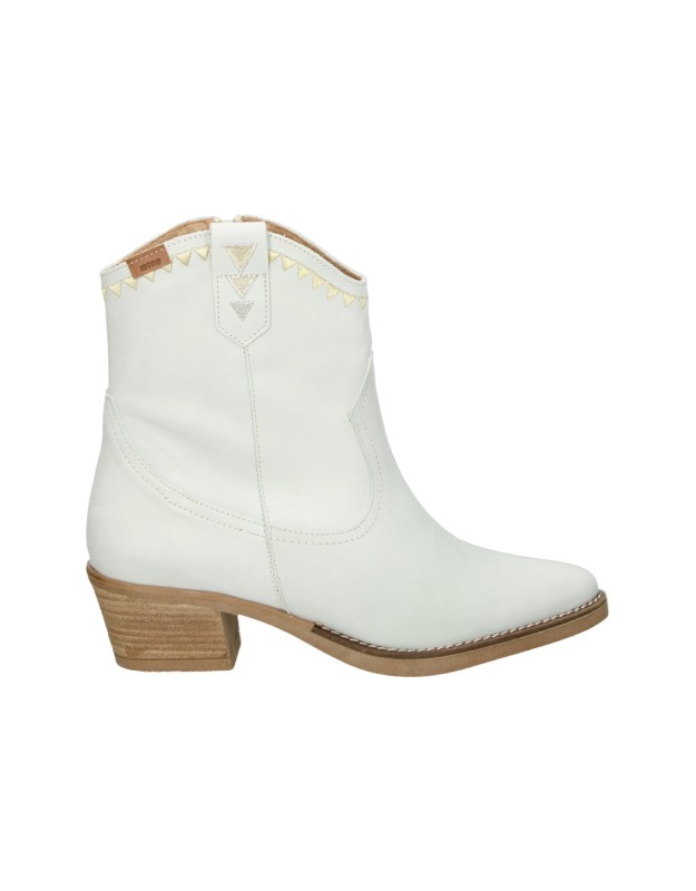 Botines blancos Mustang Teo