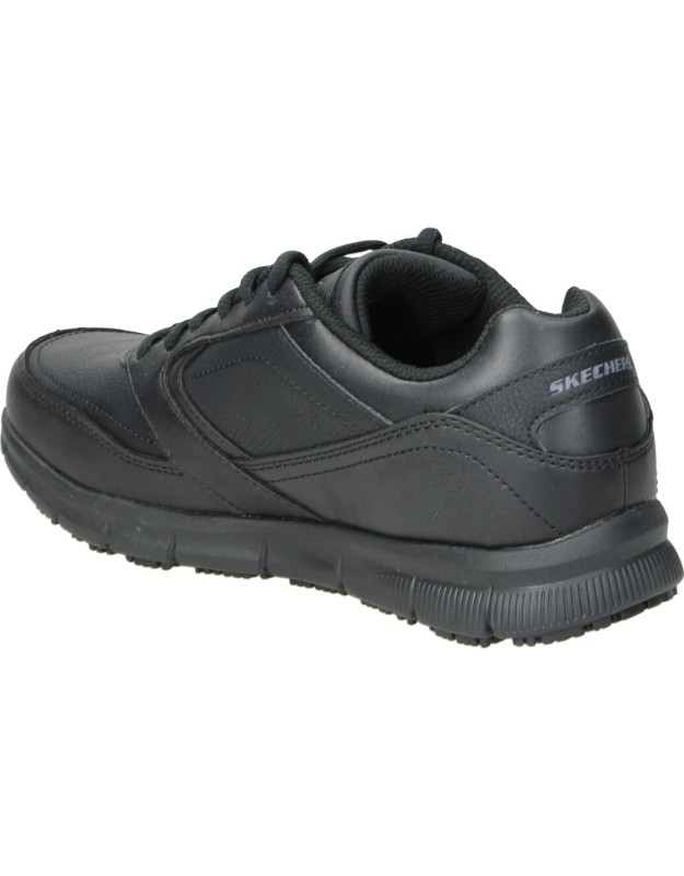 Zapatos de trabajo negros Skechers Nampa