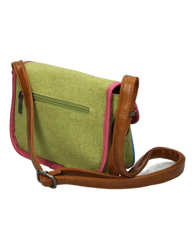 Bolso bandolera verde DIVANCCI M77275