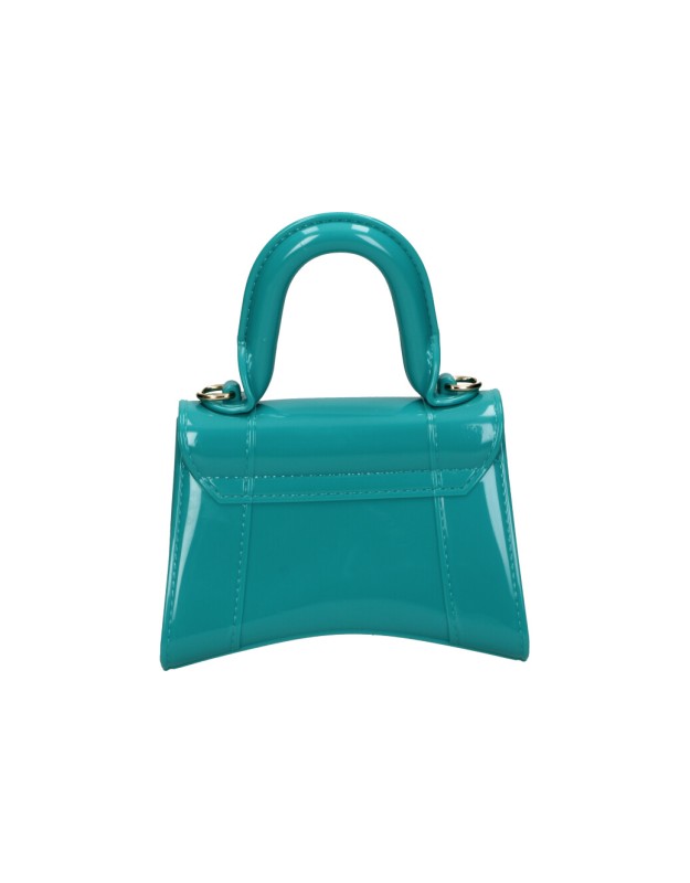 Bolso con asa mini verde