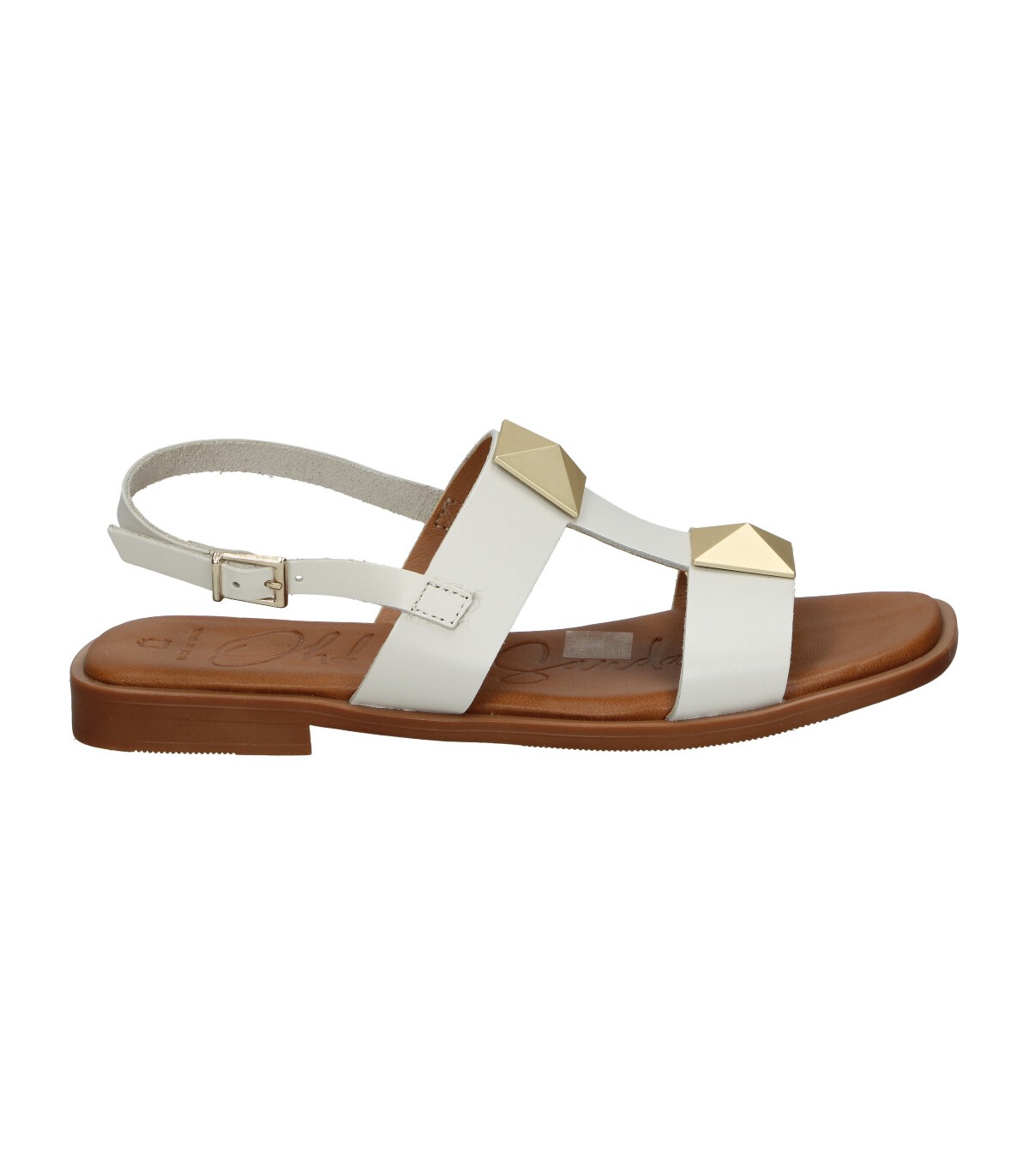 sandalias blancas sandalias planas comodas mujer