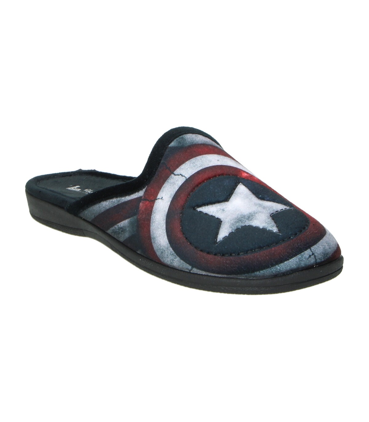 Zapatillas De Casa Tipo Botín Para Niños – Rojo Y Negro Con Arañas, Velcro, Plantilla Extraíble, Fabricadas En España