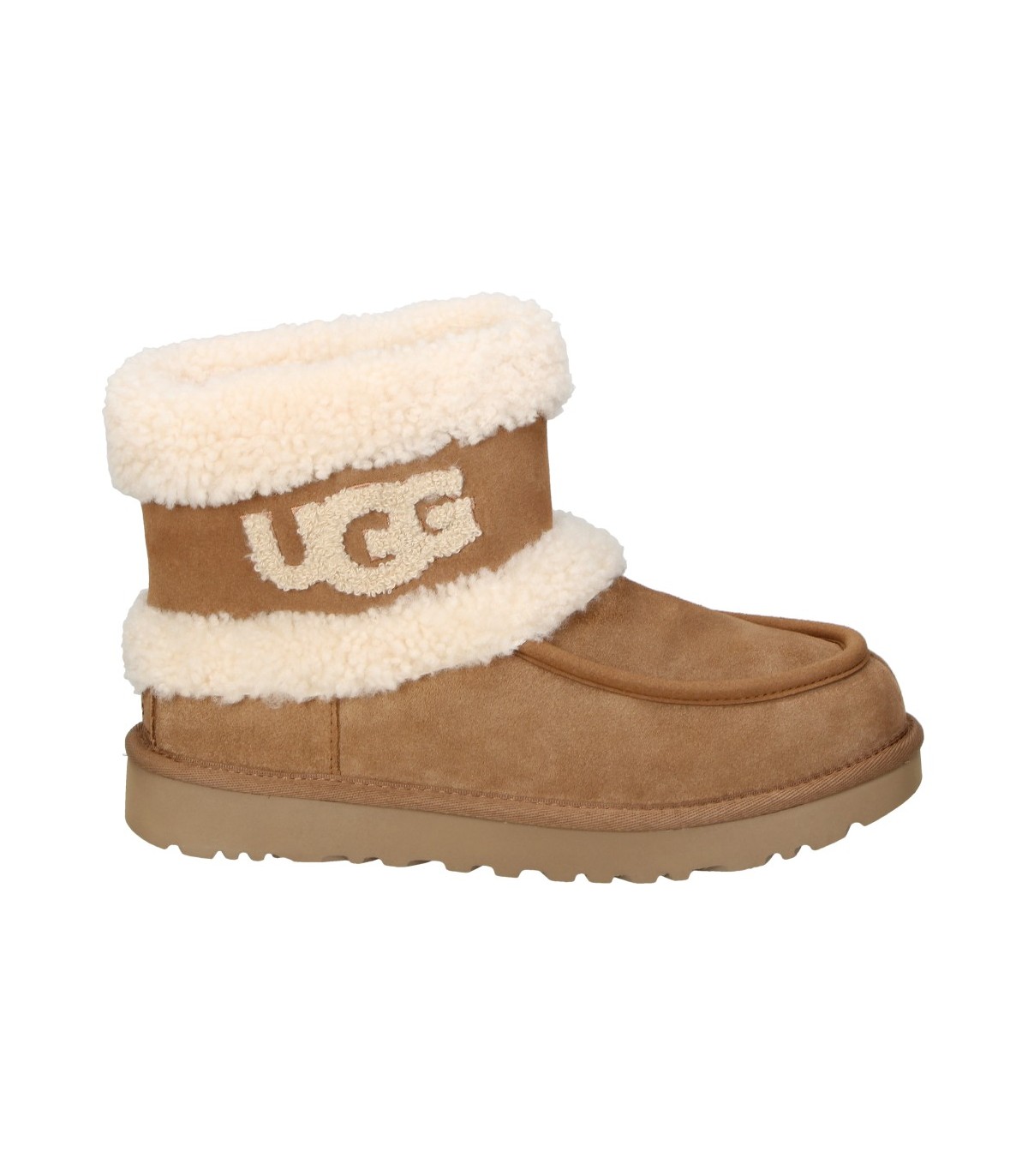 Botines UGG Ultra Mini Fluff camel para mujer online en MEGACALZADO
