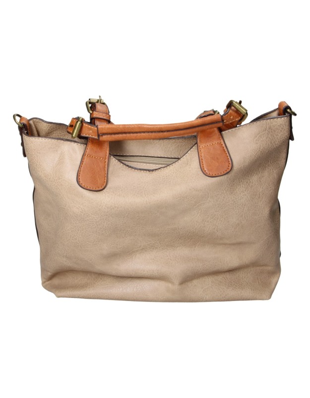 Bolso taupe SARA BAGS sxx607-3