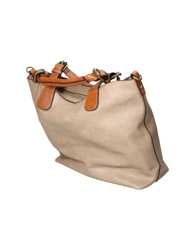 Bolso taupe SARA BAGS sxx607-3