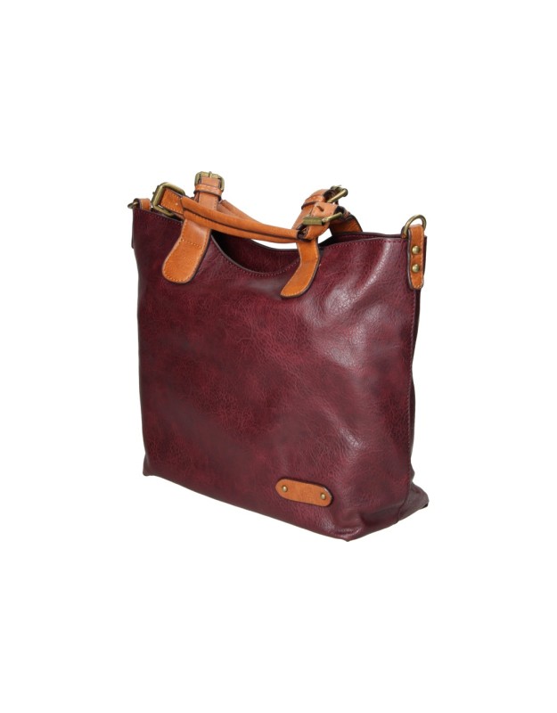 Bolso burdeos SARA BAGS sxx607-3