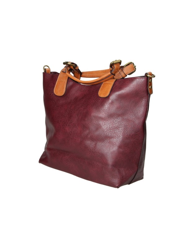 Bolso burdeos SARA BAGS sxx607-3