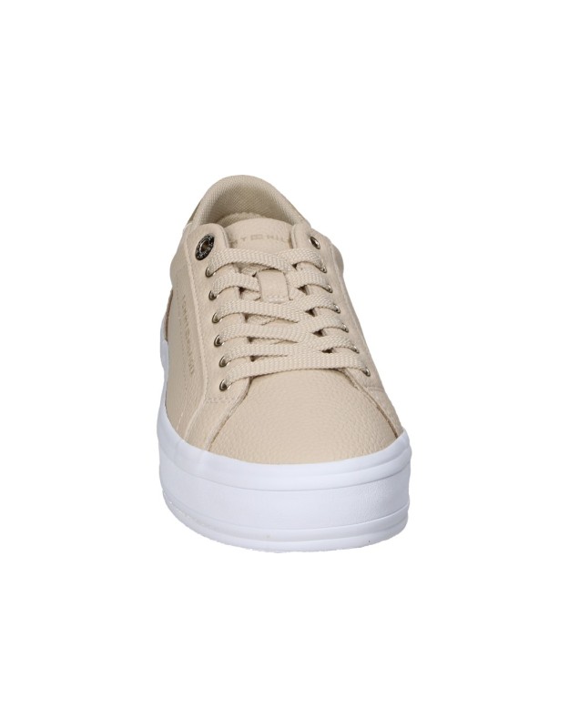 Zapatillas para mujer plataforma TOMMY HILFIGER 7778aes en beige