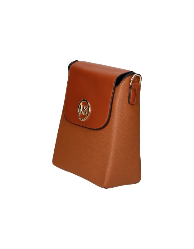 Bolso bandolera MICHELE D55122 color cuero