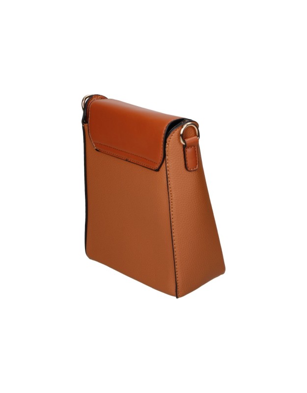 Bolso bandolera MICHELE D55122 color cuero