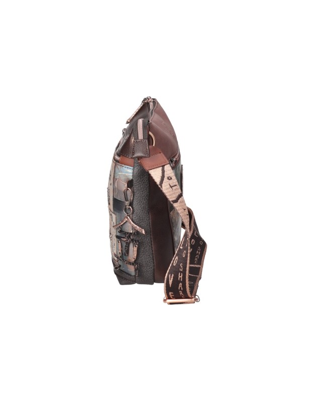 Bolso bandolera ANEKKE Shōen marrón