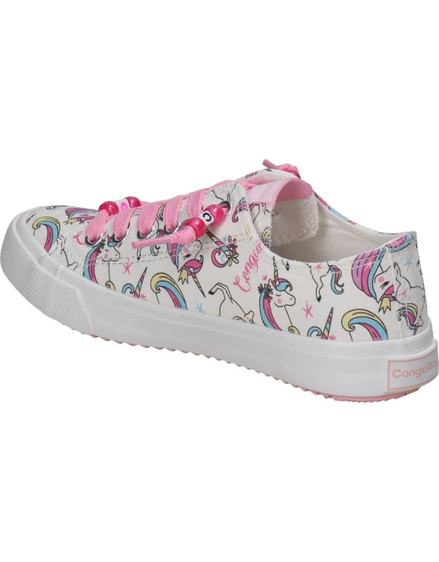 Zapatillas sneaker de niña CONGUITOS cosh284066 color camel
