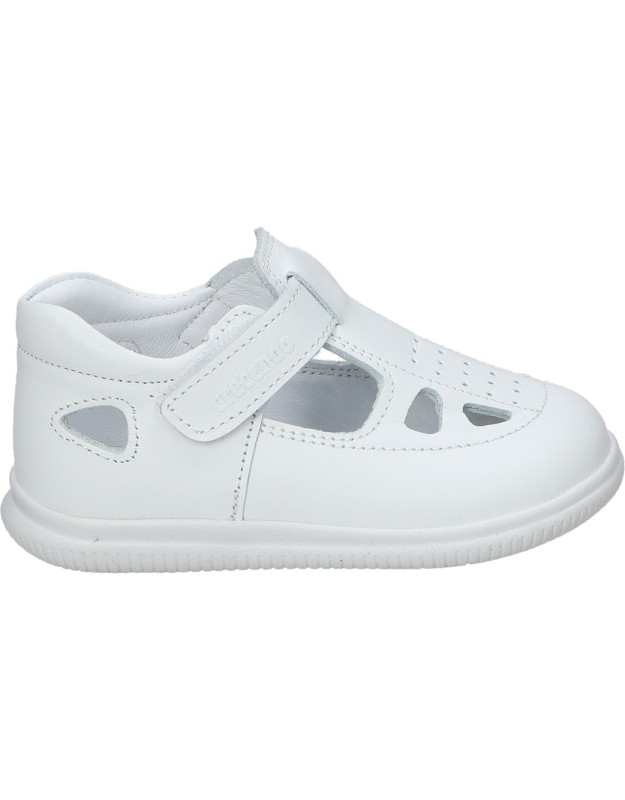 Sandalias para bebé CRECENDO soft12 blanco