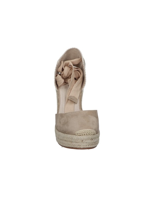 Alpargatas con cuña SKYDIVA M4298 beige