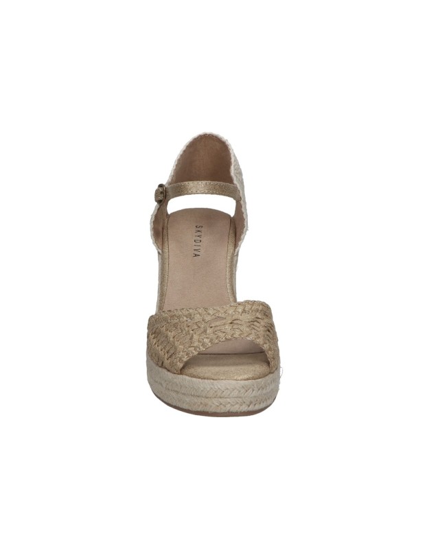 Sandalias yutes de mujer SKYDIVA m4366 color dorado