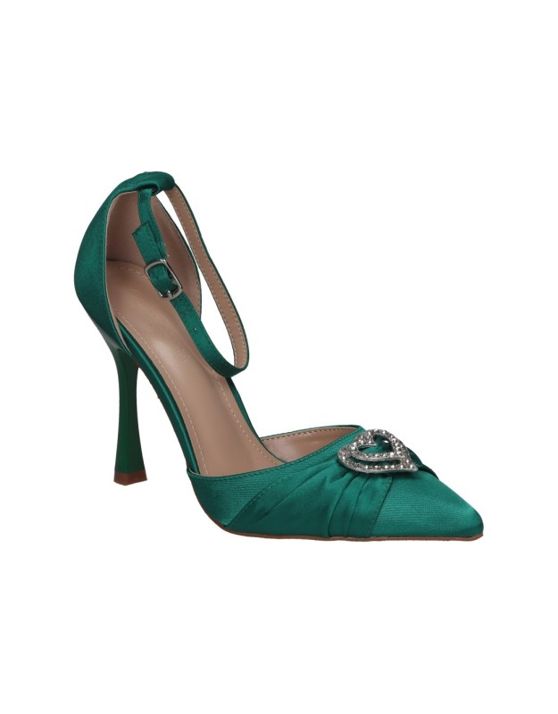 Zapatos con tacón POLKA 316 verdes