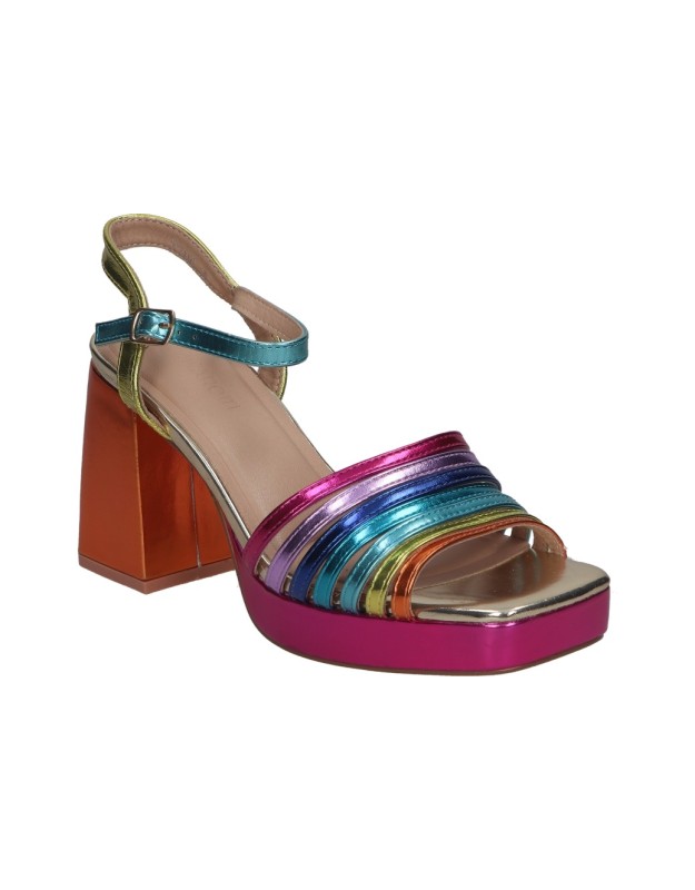 Sandalias de tacón POLKA 352 multicolor