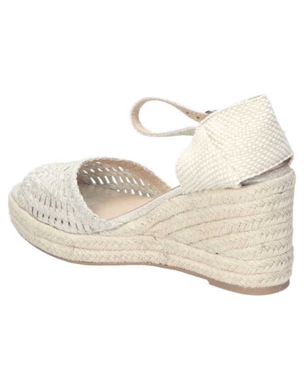 Sandalias color plata de esparto SKYDIVA m4366
