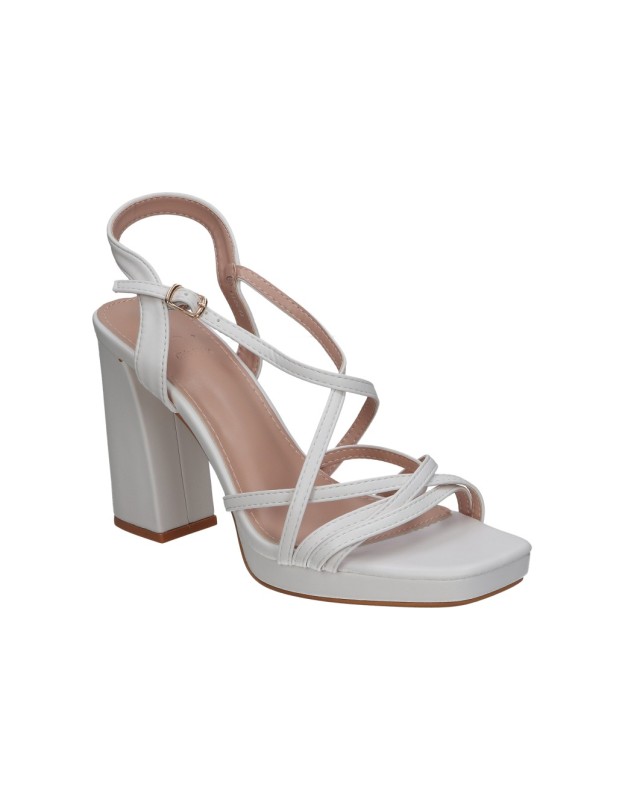 POLKA blanco 227 sandalias para mujer