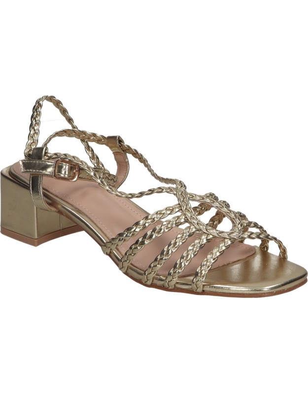 Sandalias para mujer con tacón POLKA 108 en oro