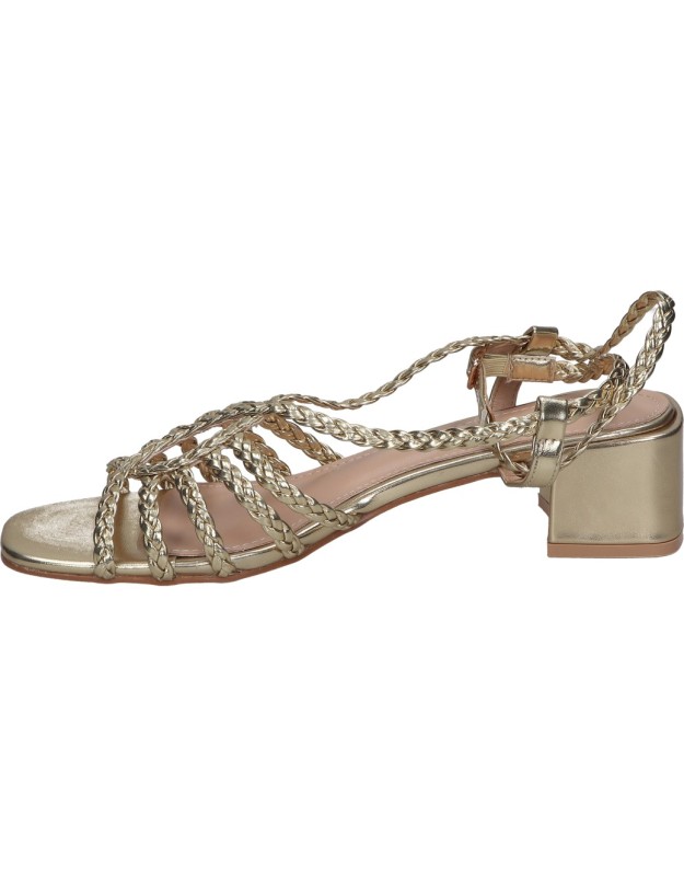 Sandalias para mujer con tacón POLKA 108 en oro