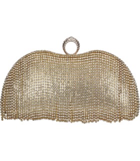 Bolso de fiesta dorado BOLSOS M. 288-14