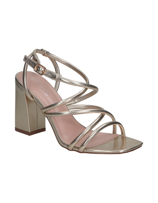 Sandalias de fiesta doradas RODRIBLAN JM058C