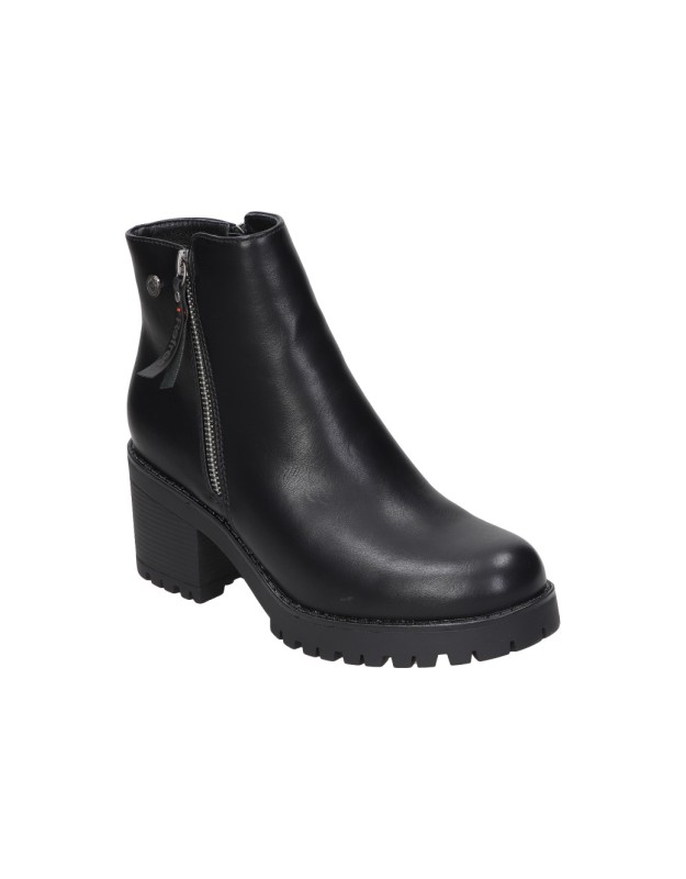 Botines para mujer con tacón REFRESH 172311 en negro
