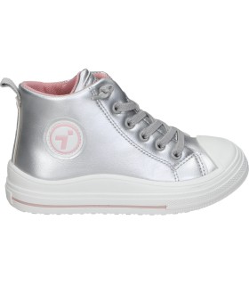 Botas cómodo de niño CRECENDO 2609 color plata