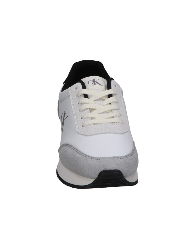 Zapatillas sneaker de hombre CALVIN KLEIN m0111901w color blanco