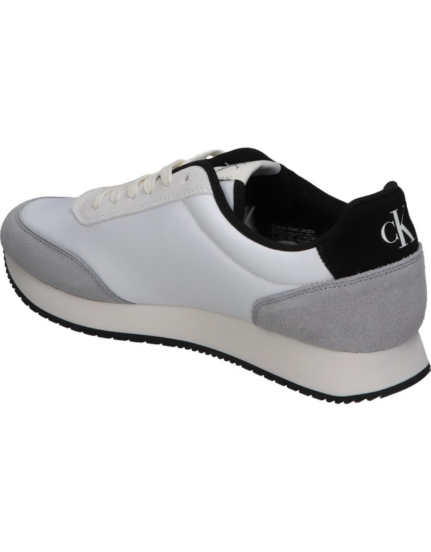 Zapatillas sneaker de hombre CALVIN KLEIN m0111901w color blanco