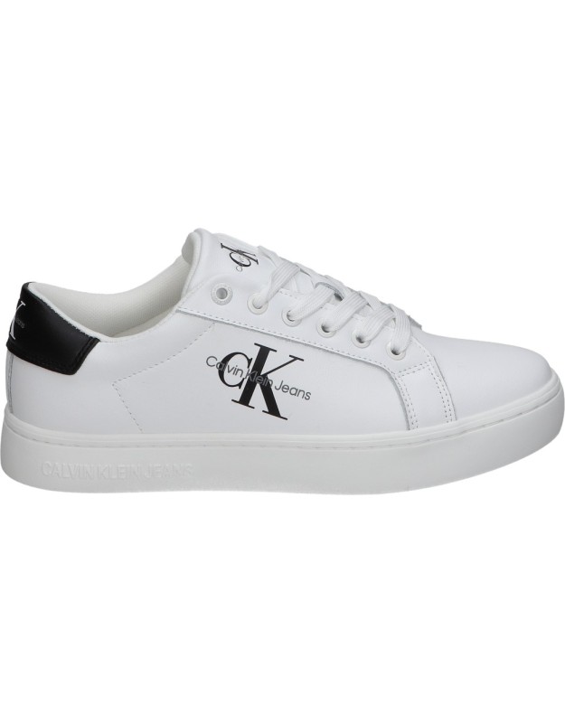 Zapatillas para mujer CALVIN KLEIN w01269ybr blanco