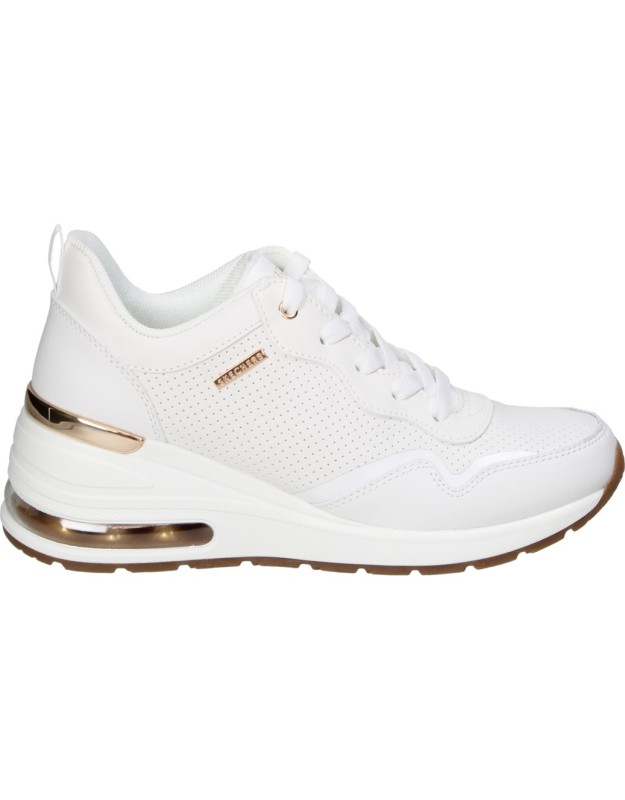 skechers blanco 155399-wht zapatillas para mujer 40