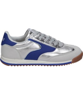 Zapatillas Mustang Olympic plateadas y azules
