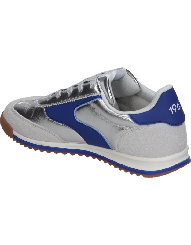 Zapatillas Mustang Olympic plateadas y azules