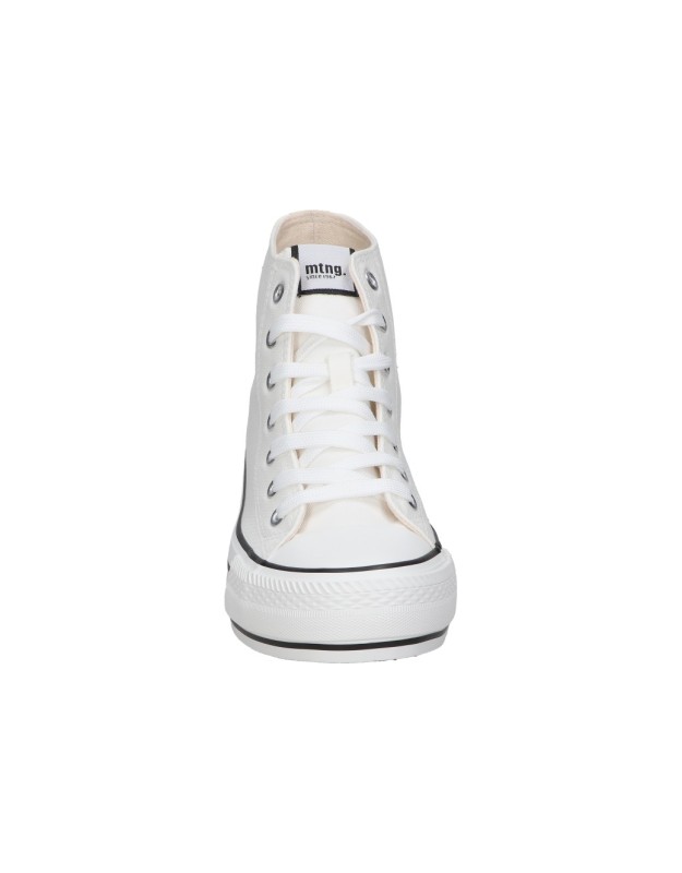 Zapatillas altas de lona MUSTANG Bigger X 60172 blanco