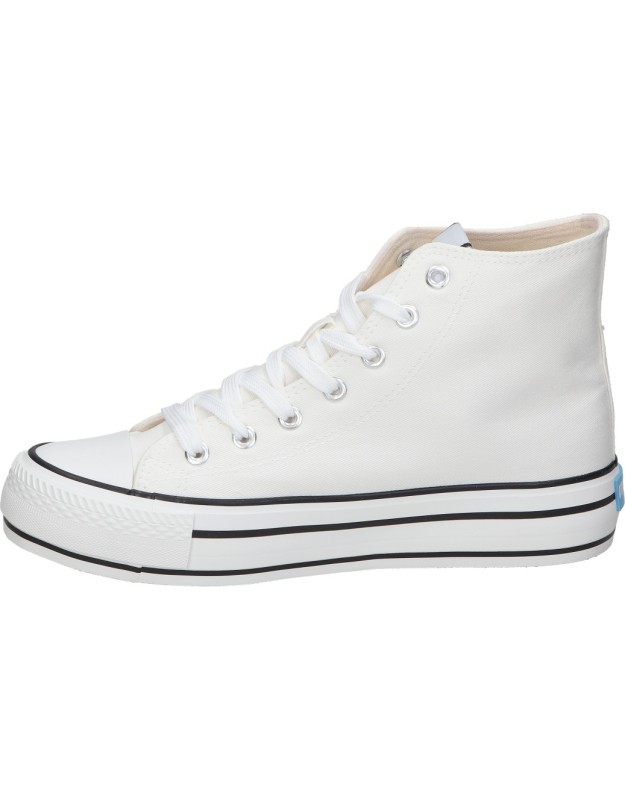 Zapatillas altas de lona MUSTANG Bigger X 60172 blanco