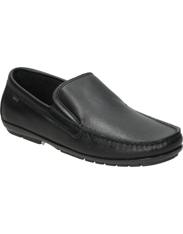 Mocasines de piel para hombre BAERCHI NUPER 7901 negro