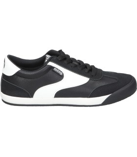 Zapatillas casual Mustang Court 60835 negras y blancas