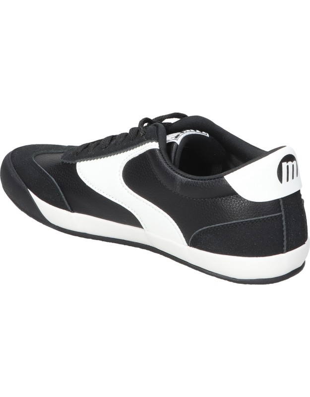 Zapatillas casual Mustang Court 60835 negras y blancas