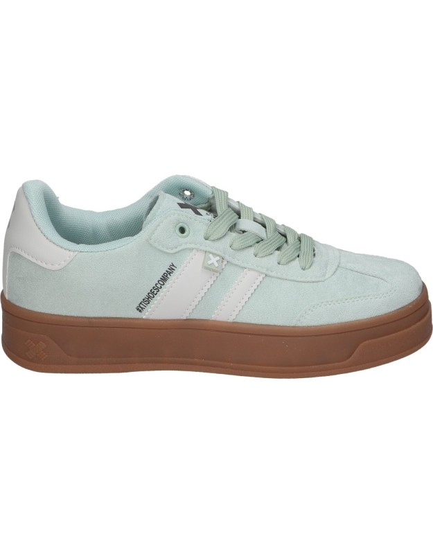 Zapatillas con plataforma para mujer XTI 143644 verde