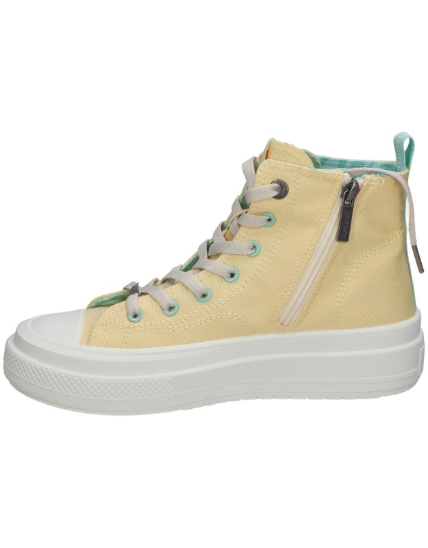 Zapatillas altas para moda joven REFRESH 172561 amarillo