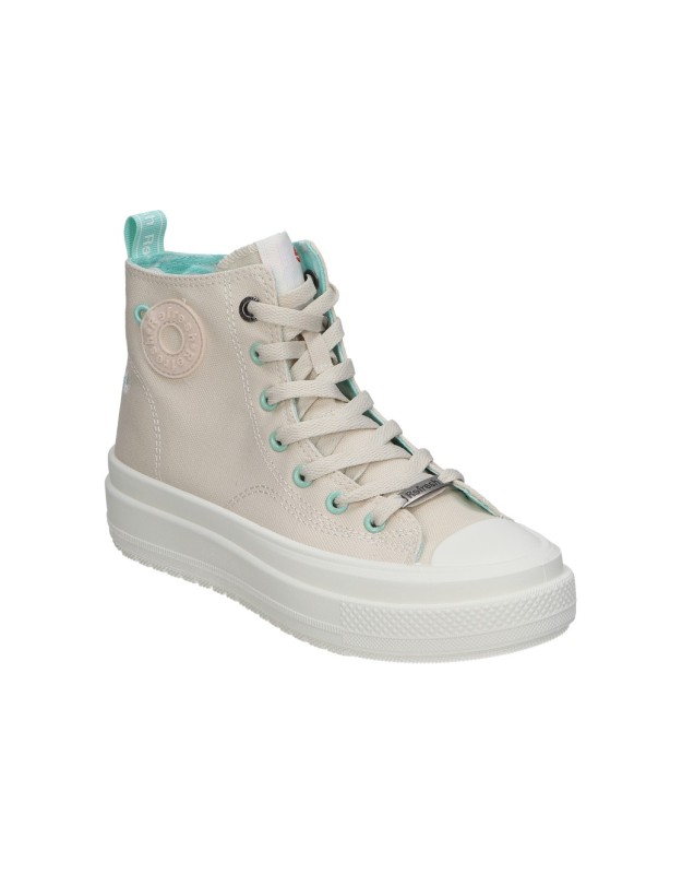 Zapatillas altas para moda joven REFRESH 172561 beige