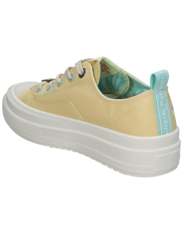 Zapatillas bajas para moda joven REFRESH 172562 amarillo