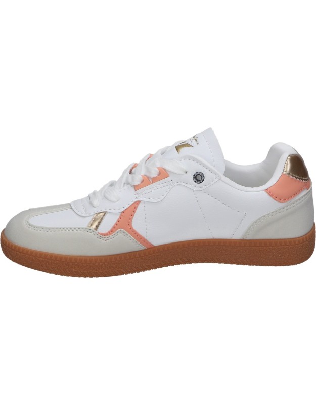 Zapatillas para mujer PEPE JEANS PGS00005-099 beige y coral